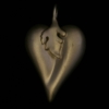 Drop back of Heart with Stones