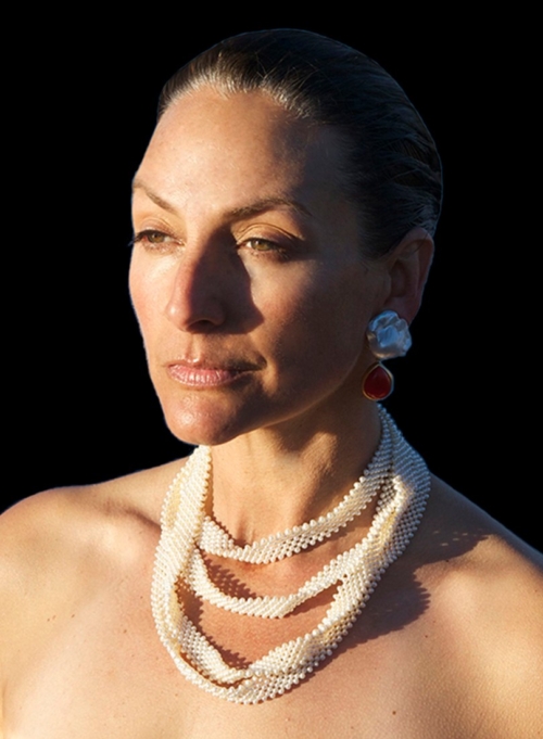 76" Woven Cultured Freshwater Pearl Necklace