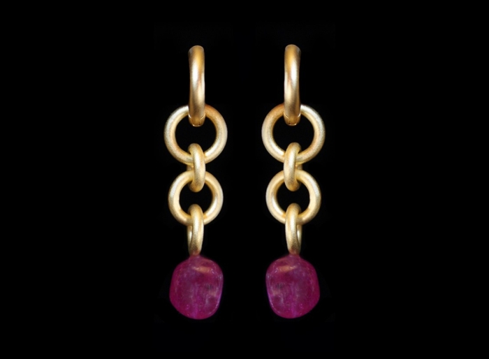 Earrings, Hoops, Style and Love Forever, Rubies Short