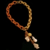 Bracelets, Pave and Oval Chain Link with Tassel