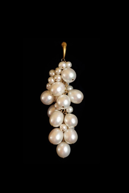 ENDLESS DIVERSIITY ™ Element Tassel Drop With Gray Egg Shaped Cultuted Freshwater Pearls
