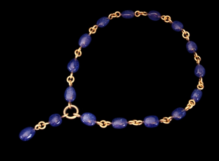 Tanzanite and Chain Style & Love Necklace
