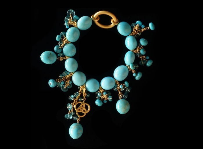 Turquoise and Apatite Oh La La Bracelet