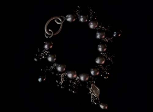 Pearl and Spinel Bracelet