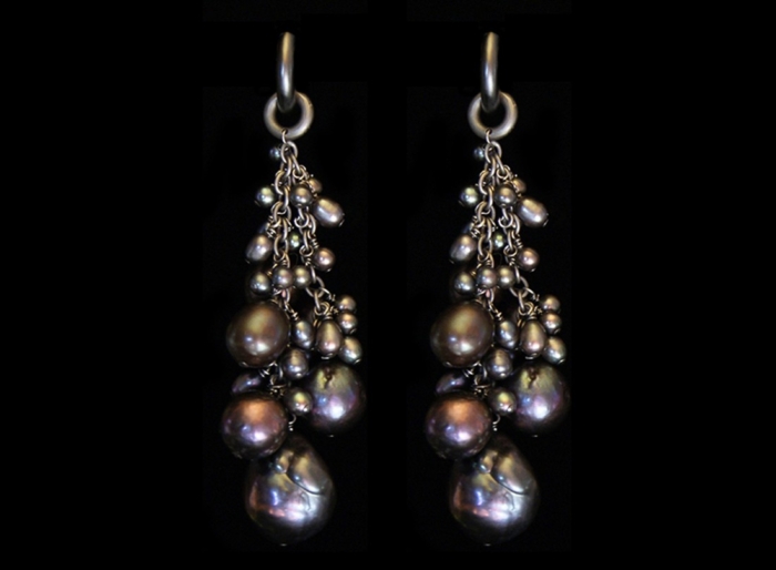 Cascading Pearl Earrings