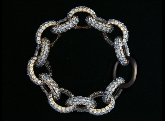 Pave Light Blue Spinel Bracelet