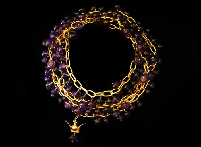 Necklace, Panoptic, Amethyst